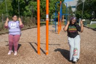 IUN students renovate Gleason Park playground with Gary funding