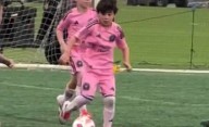 No es "Lio"... Es Ciro: así domina la pelota el hijo menor de Messi