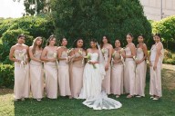 Bride Goes Viral for Designing and Crafting Her 11 Bridesmaids' Dresses in 1 Month (Exclusive)