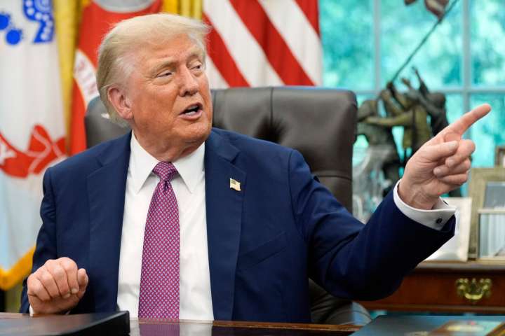 President Donald Trump will watch US Open men's singles final from Rolex suite, AP source says