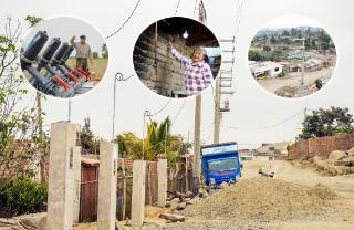 Cinco Pueblos Rurales de Chimbote ya cuentan con servicio eléctrico domiciliario