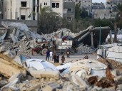 Israeli strikes kill more than 40 people in Gaza, say health officials