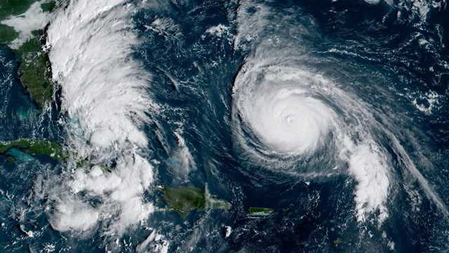 1 killed in Cuba as Tropical Storm Imelda, Hurricane Humberto churn