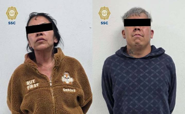 Detienen a pareja en Coyoacán por realizar disparos al aire; les decomisan 2 chalecos balísticos y 82 cartuchos