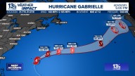 Major Hurricane Gabrielle intensifies near Bermuda