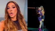 Catherine Fulop cayó del escenario durante el show de Erreway: “¡Por suerte estoy viva!”