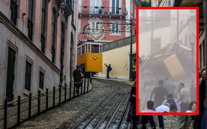 Tragedia en Lisboa: Descarrila el Elevador da Glória y deja muertos y heridos