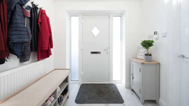 The Unexpected Piece Of Decor That Gives Your Entryway A Vintage Feel