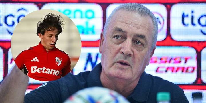 La singular metáfora de Gustavo Alfaro para defender a Galarza Fonda de las críticas de los hinchas de River
