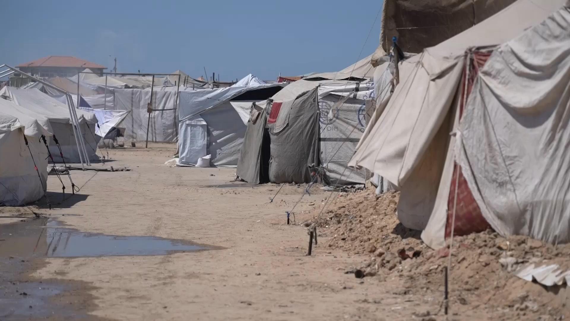 Number of displaced reaching Deir al-Balah continues to rise as Israel ramps up strikes on Gaza City