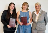 ROMA presents $2,500 scholarships to three Trent University students
