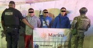 Detienen a tres sujetos por portar carabina de uso exclusivo de fuerzas armadas