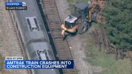 Amtrak Lake Forest news: Train crash into front-end loader impacts Milwaukee District North line near Everett tracks, police say