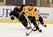 Penguins top pick Ben Kindel is attacking his first NHL training camp at his own pace
