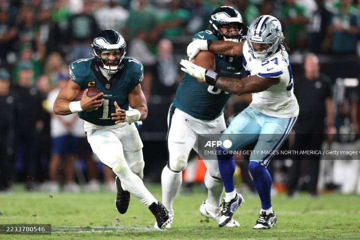 Eagles se imponen sobre Cowboys en juego inaugural de la temporada de la NFL