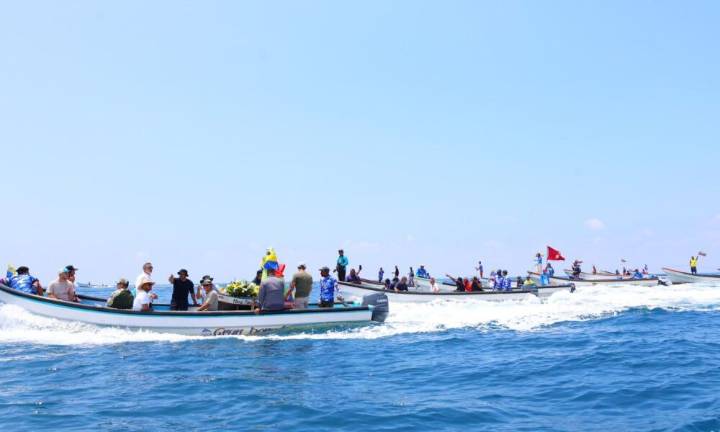Pescadores del caribe se reúnen apoyando a Venezuela