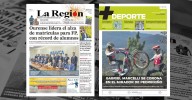 La portada de La Región de este martes, 30 de septiembre