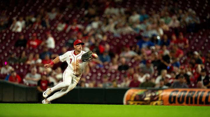 Reds’ Spencer Steer saves game with incredible catch vs. Padres