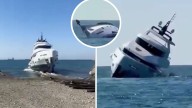 Yate de lujo se hunde durante su viaje de inauguración; llevaba 15 minutos en el mar