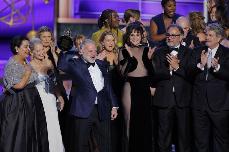 Hollywood celebrates 'The Pitt' and 'The Studio' at TV's Emmy Awards