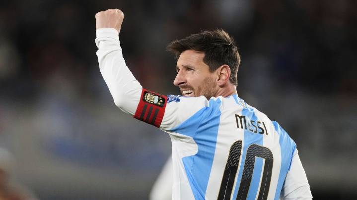 Lionel Messi scores twice in an emotional home farewell for Argentina