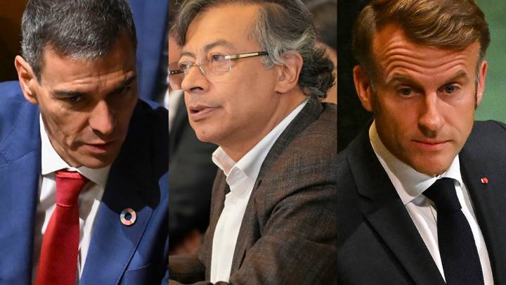 Los presidentes de España, Francia y Colombia criticaron a Trump y la ofensiva en Gaza
