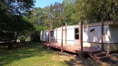 Family's trailer in Iva covered in human waste