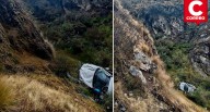 Tarma: Chofer muere y copiloto queda herido tras despiste de camioneta en trocha de San Pedro de Cajas