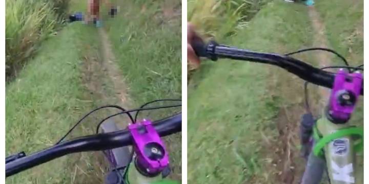 Ciclista en Medellín se encontró con escena ‘subida de tono’ en medio de su travesía: “Secreto en la montaña”