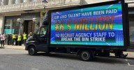 Striking Birmingham binmen stage demo outside job agency amid union £6m claim