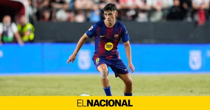 Pedri y Dani Olmo alucinan con él en los entrenamientos del Barça