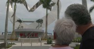 Neighbors discuss their approval or disapproval of new heart sculpture in Port St. Lucie