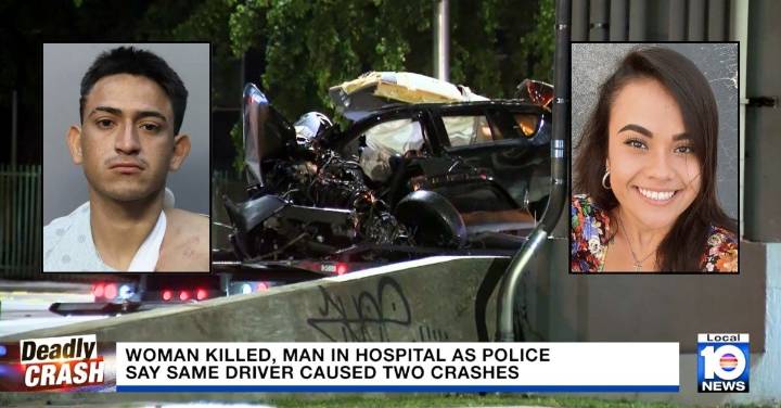 Woman killed in hit-and-run by 'sarcastic' drunk who slammed into another car: Police