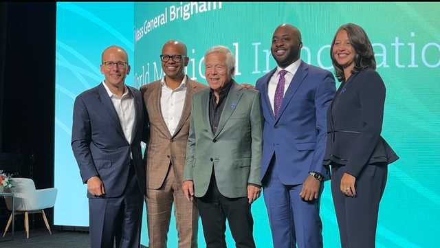 Mass General Brigham and Patriots' owner honor healthcare innovator