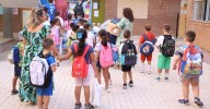 Primer día de curso en los colegios de Málaga: "Siempre hay nervios y volvemos con muchas ganas"