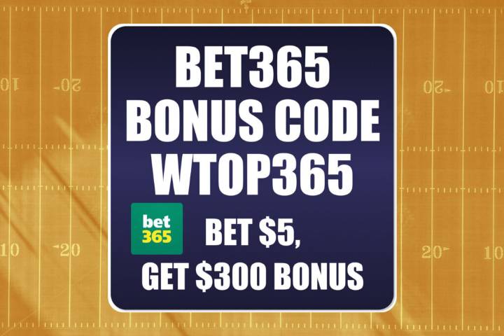 NFL Bet365 Bonus Code WTOP365: Claim $300 Monday Night Football Bonus