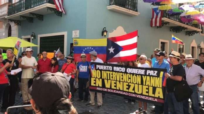 Protestan en Puerto Rico ante presencia militar de EEUU