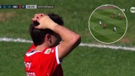 Milimétrico: Ignacio Pusetto tuvo el 1-0 para Independiente sobre Racing, pero estaba en offside
