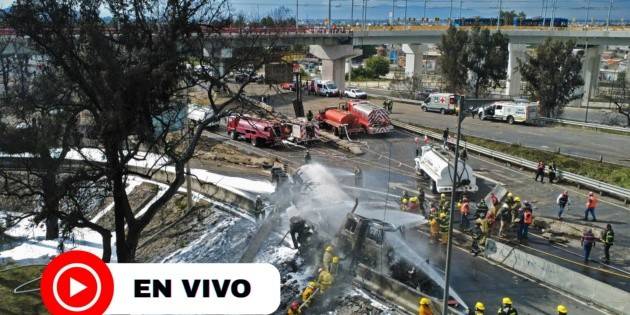EN VIVO, actualizaciones tras la explosión de pipa en Iztapalapa