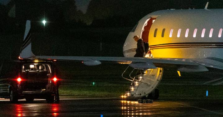 Andrew Cavenagh pictured as Rangers chairman arrives in Glasgow to meet crisis head on