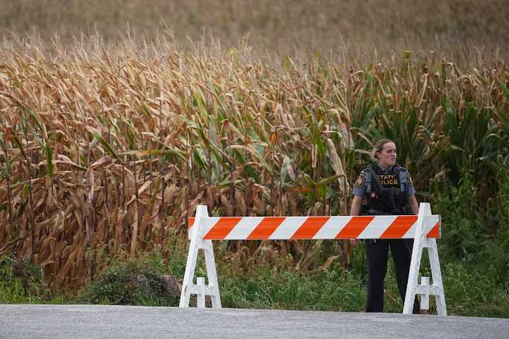 Gunman hid in cornfield, ambushed cops serving warrant in York County: police