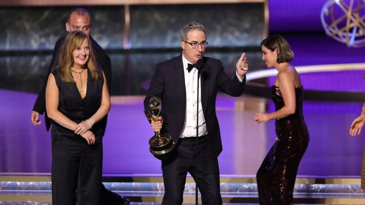 What Did John Oliver, Hannah Einbinder Say When Bleeped at Emmys 2025