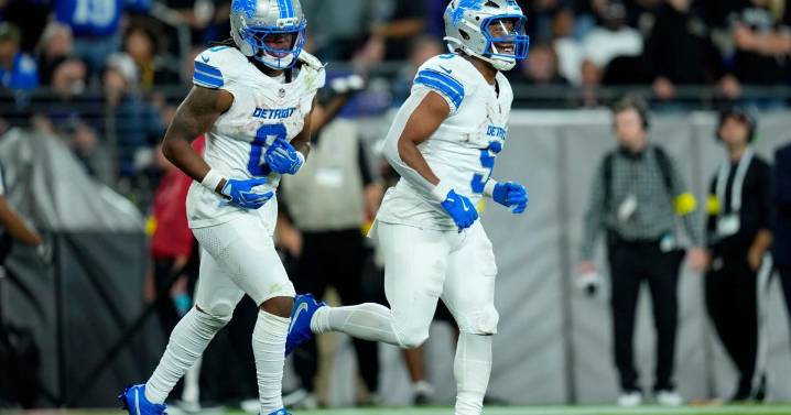 Lions’ rushing attack has historic performance as Detroit powers to shootout victory over Ravens
