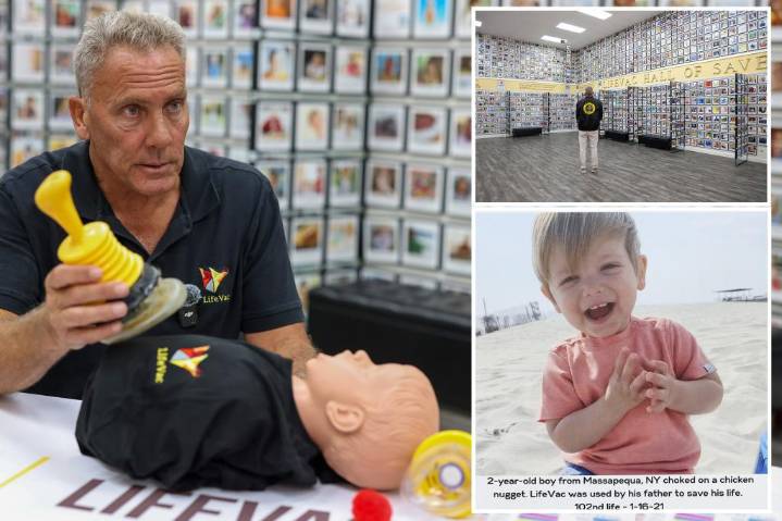 LI company's 'Wall of Saves' shows nearly 5,000 choking victims saved with revolutionary device
