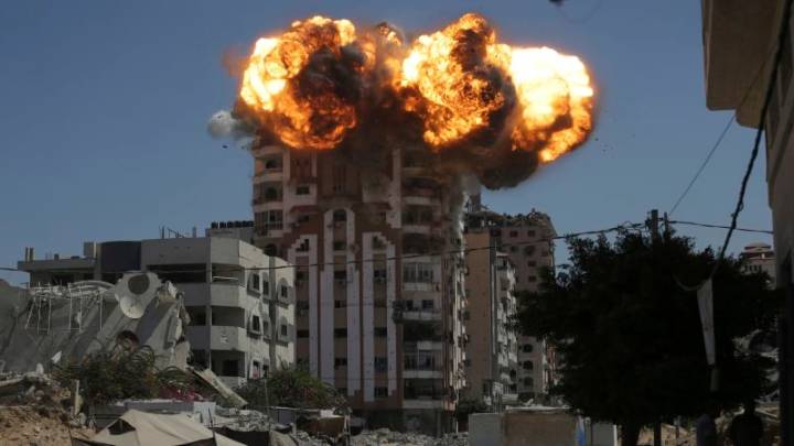 Israel strikes high-rises in Gaza City, ahead of cabinet meeting to discuss risk of ground operation to hostages