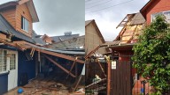 Dos tornados causaron destrozos en el Maule y Biobío