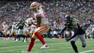 George Kittle exits 49ers-Seahawks with hamstring injury