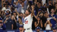 WATCH: Clayton Kershaw walks off Dodger Stadium mound for what could be the final time in win vs. Giants