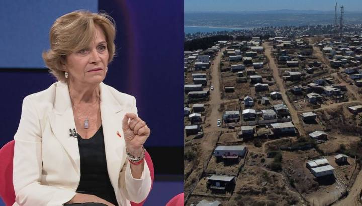 Megatoma de San Antonio: Matthei dice que "en algún momento" habrá que desalojarla