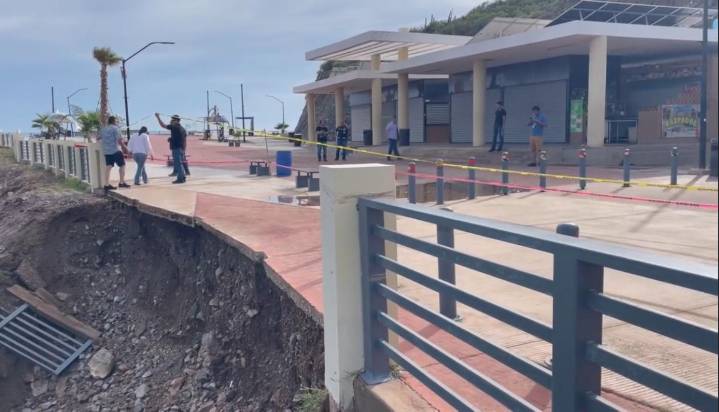 Tormenta azota San Carlos Nuevo Guaymas, en Sonora